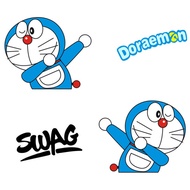 sticker kereta sticker custom Doraemon Car Sticker Large Body Door Scratch swag Doraemon Doraemon Ca