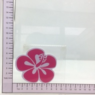 D65 Pink Flower Sticker