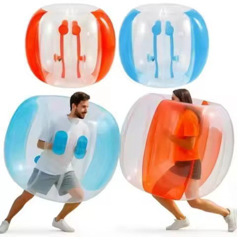 2 Pcs 48 Inch Bumper Sumo Ball for Adults Inflatable Bounce Body Zorb Ball for Outdoor Team Gaming P