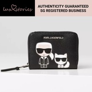 INSTOCK Karl Lagerfeld K/IKONIK SMALL ZIPPER WALLET 201W3202 [KLBOU]