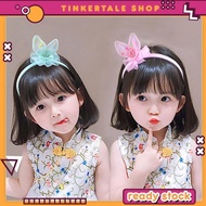 Hairband Girl Kids Hairband Rabbit Crown Cekak Rambut Budak Perempuan Hair Accessories Ribbon Headba