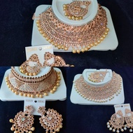 Indian necklace set Indian choker necklace/ Indian bridal choker/ Indian accessories/ Indian jewelry
