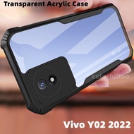 Vivo Y02 2022 Shockproof Hard Case Untuk Vivo Y02 Y 02 Vivoy02 Casing
