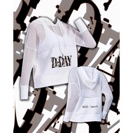 Suga Agust-D WHITE Mesh Hoodie/ Suga Agust-D D-DAY Mesh Hoodie/ Mesh Hoodie