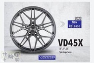18-20吋鋁圈 美國品牌 Varro VD45X 2023 新款造型 搶先曝光 自由客訂規格 顏色選擇多元