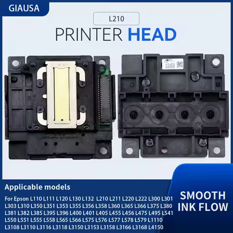 Print Head L210 Printer Head For Epson L301 L400 L405 L455 L475 L495 L558 L1210 L1250 L3210 L3250 L3