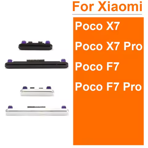 On Off Power Volume Side Button For Xiaomi Poco x7 Poco x7 f7 Pro Durable Side Button Replacement Co