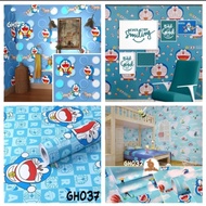 45cmx 10m Doraemon character wall sticker Wallpaper wallpaper dinding