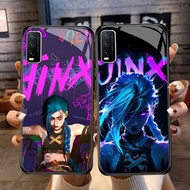 DF-64 JINX Arcane TPU HD Glass Casing for VIVO Y20 Y20s Y20i V15 Y50 S1 Y30 Pro