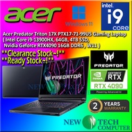 *CLEARANCE STOCK* ACER PREDATOR TRITON 17X PTX17-71-99U5 i9-13900HX 64GD5 4TB SSD RTX4090 RTX 4090 1