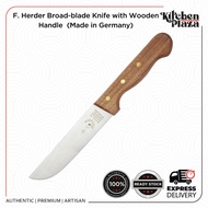 F. Herder Broad-blade Knife / Butcher knife / Pisau Lapah / Meat Knife w Wooden Handle