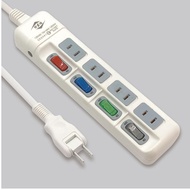 Weidian 2.7m (299.7cm) 4 Open 4 Plug (2 Holes) Extension Cord CK2441 New Safety Regulations 15A/125V