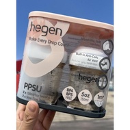 botol susu Meigo Hegen Wide Mouth Silicone Nipple PPSU Baby Bottle Baby Breastfeeding 123Y Segment