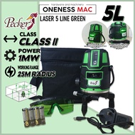 PECKER LASER 5 LINE GREEN laser