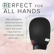[Chicnest] Bathing Gloves Shower Bath Scrub Glove Exfoliating Body Scrub Face Massage Glove BU