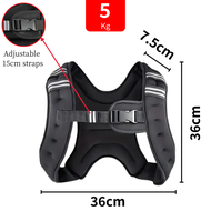 Weighted Vest Strength Training เสื้อกั๊กถ่วงน้ำหนัก สำหรับออกกำลังกาย ขนาด 5 กก. และ 8 กก.