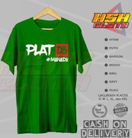 Kaos PLAT DB MANADO Bisa Custom - HSHCloth