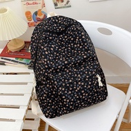 backpack Tulips พร้อมส่ง 4 สี กระเป๋าเป้ สะพายหลัง พิมพ์ลายดอกไม้ สไลต์เกาหลี-ญี่ปุ่น น่ารักสุดๆ