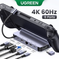 UGREEN USB C Docking Station Type C to HDMI 4K60Hz RJ45 PD100W Dock for Steam Deck Nintend Switch Ma