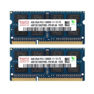 Hynix RAM DDR3 8GB (2X4GB) 1600MHz หน่วยความจำแล็ปท็อป2Rx8 PC3-12800S 204Pin SODIMM โมดูลหน่วยความจำ