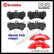 GENUINE BREMBO FRONT BRAKE PAD FOR 17Z 6 POT CALIPER VOLKSWAGEN PORSCHE AUDI