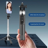 [keepnew] 1.3m Portable Stainless steel Selfie Stick Quadruped Bracket Selfie Tripod