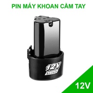2 viên pin máy khoan 12v dùng hơn 4 tiếng - Pin 12v có sạc pin 12v lithium - Pin các loại cho máy kh