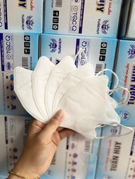KHẨU TRANG 5D 200 CÁI MÀU TRẮNG