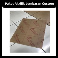 Paket akrilik lembaran custom