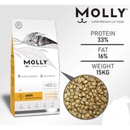 Molly Super Premium Cat Food 15kg - Molly Cat Food