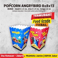 Cartoon Popcorn Box size 8 x 8 x 13 cm