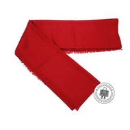 (NEW)Hermes 101884M COTTON SILK &amp; SCARF, RUBIS / 14 全新 圍巾 披肩 紅色