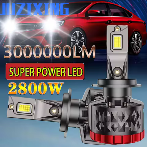JUZIXING H7 LED Canbus Headlight 300000LM CSP Chip Lamp Project 6500K Led Car 9005/HB3 9006/HB4 H1 H
