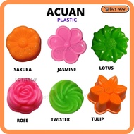 36pcs Acuan Kuih Kaswi Twister Viral Kasui Plastik Steamable Kukus Mold Kueh Plastic Plastic Twister