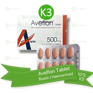 Aveflon 500MG Tablet (30'S) sama dengan Daflon Untuk Buasir