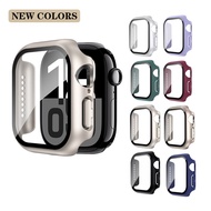 Hard Case For Apple Watch Series 11 10 Iwatch 42mm 46mm Case Cover with Tempered Glass Screen Protec