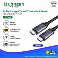 UGREEN 65383 240W Thunderbolt Gen 4 Type C to Type C Data Cable 1M 1 Meter 16K 60Hz 8K 60Hz 4K 144Hz