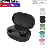 A6S TWS Earphones Wireless Bluetooth 5.1 Headphones Touch Control Earbuds With Mic Earphones Sport W