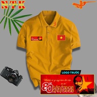 Áo polo Cá Sấu In HọA Tiết KHÔNG CÓ GÌ QUÝ HƠN ĐỘC LẬP TỰ DO - Shop Nhận In Mẫu Theo Yêu Cầu a o