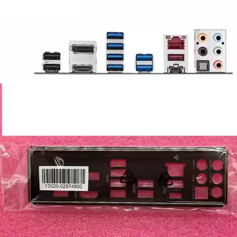 Original IO I/O Shield Blende for ASUS ROG STRIX X370-F GAMING Motherboard Bezel Blank Baffle Backpl