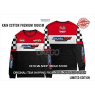ORIGINAL OKEGO APPAREL BAJU SMD8.0 SUPPORTER-SABAH MOTODAY - SMD 8.0 LONG SLEEVE KAIN  190GSM - LIMI