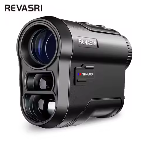 REVASRI Golf Laser Rangefinder 600M Rechargeable Battery,Slope and Flag Pole Lock Vibration for Golf