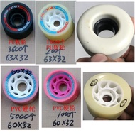 8 Pieces in a Set Double Row Skateboard Roller Skateboard Wheels Double Row Skateboard Wheels Skateb