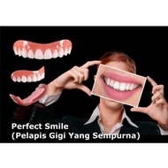 Paket Gigi Palsu atas bawah instan Perfect Smile Gigi Tiruan capsmee