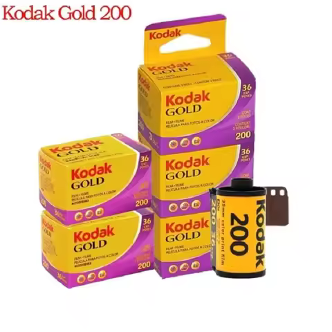 Kodak GOLD 200 Color Film 135 Color Print Film 36 Exposure Per 1/3/5/10Roll for Fujifilm Kodak H35 H