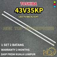 TOSHIBA 43V35KP TV LED BACKLIGHT BARU READY STOCK 43V35 43V35K