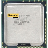 Xeon X5687 processor 3.6GHz 12MB 4 cores Socket 1366 6.4 GT s QPI Original Server CPU