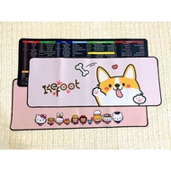 Pass mouse pad, excel office keyboard pad, large size, many models