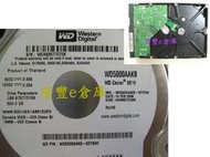 【登豐e倉庫】 F744 WD5000AAKB-00YSA0 500G IDE 摔到硬碟 救資料 電源不穩