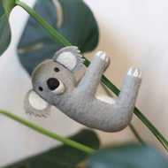 羊毛出在羊山上 羊毛氈  無尾熊 Koala 澳洲 小夾偶 燈桿夾